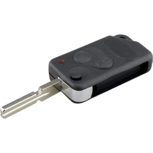 FITS for LAND/RANGE ROVER P38 Replacement 2button Flip Key Case FOB with blank blade