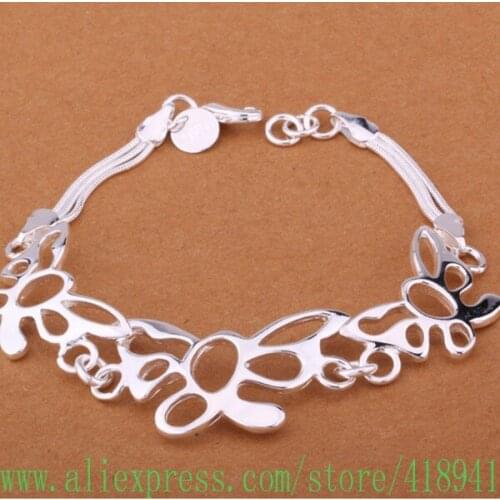 Silver Plated bracelet, Silver Plated fashion jewelry 6 /ajsajaza bwdaknka H357