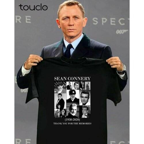 Sean Connery (1930-2020) James Bond 007 Thank You For The Memories T-shirt S-3XL