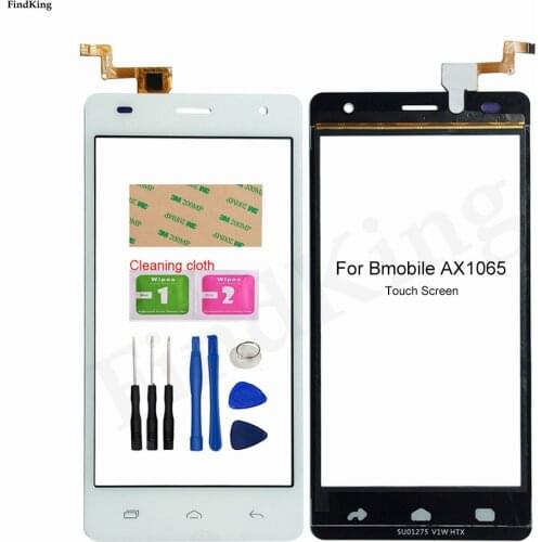 5'' Mobile Touch Screen Glass For Bmobile AX1065 Touch Screen Sensor Front Glass Digitizer Touch Panel Repair Tools Adhesive
