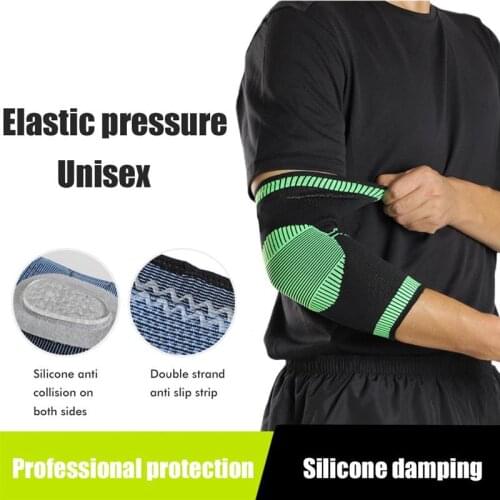 Outdoor Sports Fitness Elastic Compression Elbow Pads Men and Women Fitness Badminton Basketball Tennis Elbow Pads