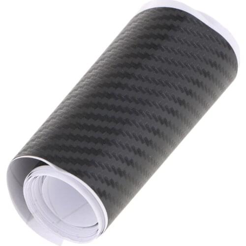 Carbon Fiber Rear Trunk Bumper Vinyl Sticker Cover Protector Film