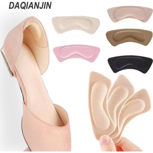 Heel Insoles Protector Sticker High Heels Adhesive Pad Pain Relief Patch Anti Wear Non Slip Liner Grip Foot Care Shoe Inserts