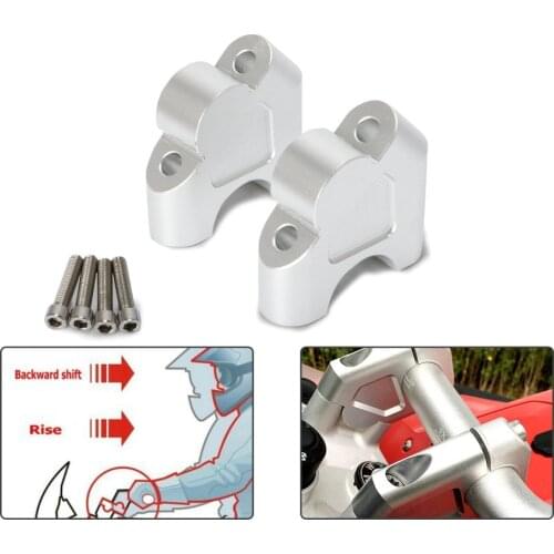 Handlebar Riser Clamp Back Move Mount For R1200GS LC Adventure R 1200GS Rallye R 1200 GS ADV R1250GS Motorcycle Accessories