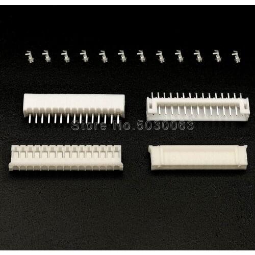 340pcs=20Sets PH2.0 2.0mm Pitch 15p 15pin Male female Terminal Kit/Housing/Pin Header Straight JST Wire Connectors Adaptor Kits