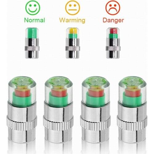 4/1 Pcs Car Wheels Tire Pressure Sensors Wheel Caps Pressure Monitor Valve Stem Sensor Indicator Repair Auto Outdoor Diagnostic