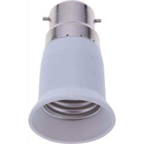 B22 to E27 LED Halogen CFL Light Base Conversion Holder Lamp Bulb Adapter Converter Socket Accessories