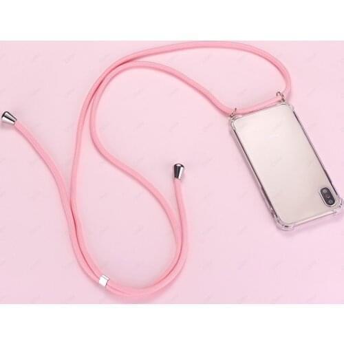 Lanyard Phone Case For Samsung Galaxy S21 S20 Plus Ultra S10 S9 S8 S 21 Note 20 10 9 8 Case With Strap Chain Cord Clear Cover