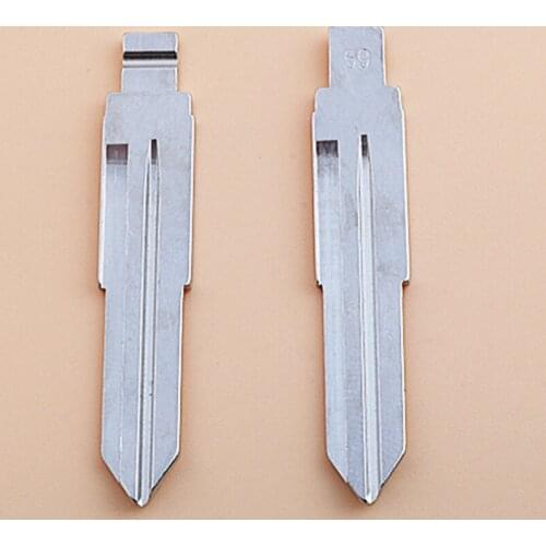 DAKATU Metal Blank Uncut Flip KD Remote Key Blade Type #59 for Chery A1 for Karry Yousheng NO. 59 Blade