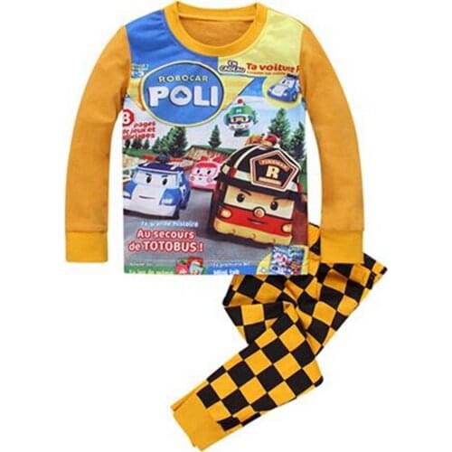 Kids Boys Sleepwear Cartoon Fashion Baby Girls pyjamas Set Children Pajamas Set 2-7Y Childrens Home Pajamas Kids Clothing Sets