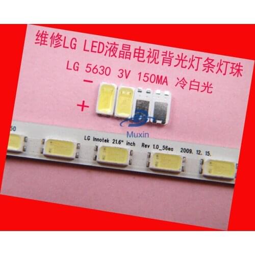 For LG LED LCD Backlight TV Application Middle Power LED LED Backlight RS59P 0.5W 3V 5630 Cool white LED LCD TV Backlight