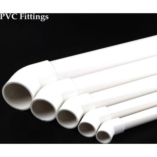 20pcs/lot 32mm PVC Elbow Joints 45 Degrees Aquarium Tank Square Fountain Pipe Adapter Irrigation System Garden Water Connectors