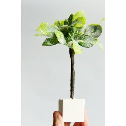 Dollhouse Miniature Potted Plants Bonsai Toys for Dollhouse Garden Decor