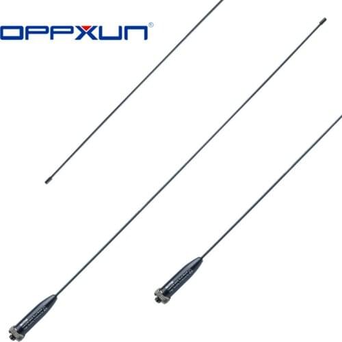 OPPXUN RH-771S Antenna Titanium SMA- Female 144/430MHz Dual Band Flexible For Baofeng Walkie Talkie UV-9R Plus/5R /82/S9 Plus/XR