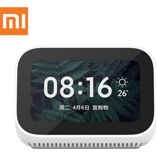 Original Xiaomi AI Touch Screen Speaker Bluetooth 5.0 3.97 inch Digital Display Alarm Clock WiFi Smart Connection with vedio