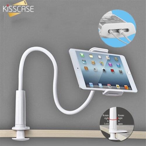 Practical Flexible Rotate Long Arm Lazy Phone Holder Tablet Mount Bracket Stand Holder for Sofa Desk Bed Clip Office Home Strong