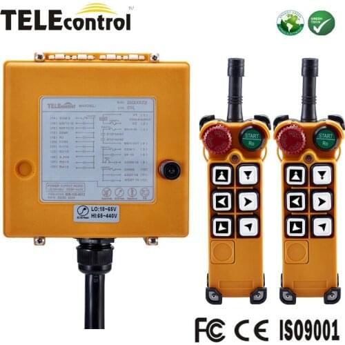 Telecontrol F26-C1 Multi control Tandem Operation 6 single speed keys wireless industrial crane hoist radio remote control