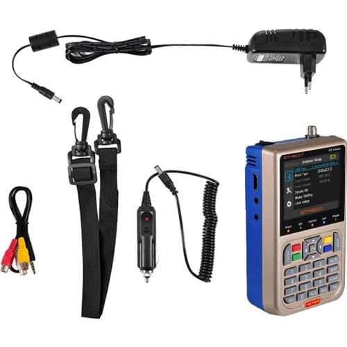 V8 Finder Meter DVB-S2/S2X Satellite Meter Satellite Finder satfinder Digital Sat locator