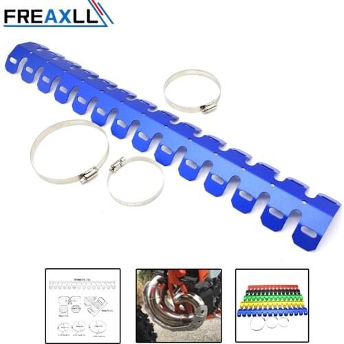 Motorcycle Exhaust Muffler Pipe Heat Shield Cover Guard For HONDA 125 SUZUKI 250 YAMAHA 450 YZF 125/250 150 KAWASAKI YZ RM