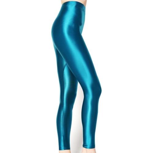 DROZENO Pantyhose Sexy satinado brillante medias brillante pantalones japoneses de alta cintura Thights mujeres