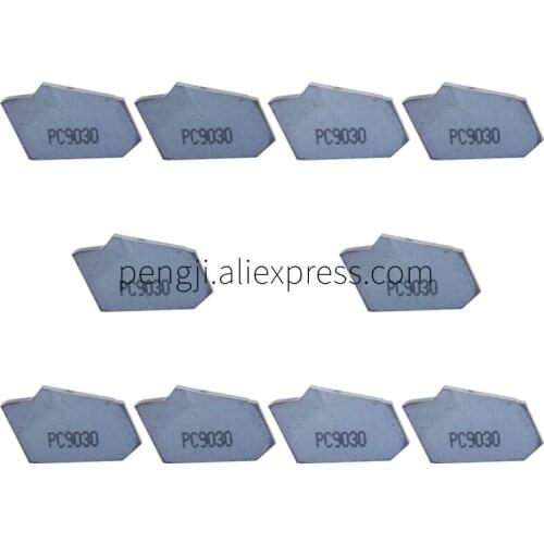 10PCS GTN-3 (SP300) CNC Grooving Carbide Inserts Steel Fit for SPB326 Lathe Grooving Cutting Tools for Processing Steel