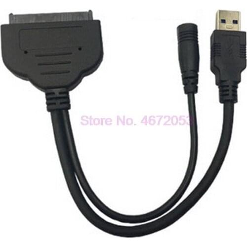 100pcs SATA USB3.0 Adapter Cable Converter For 2.5" 3.5" HDD SSD Hard Disk Driver Laptop SATA Adapter Cable USB 3.0 to SATA3