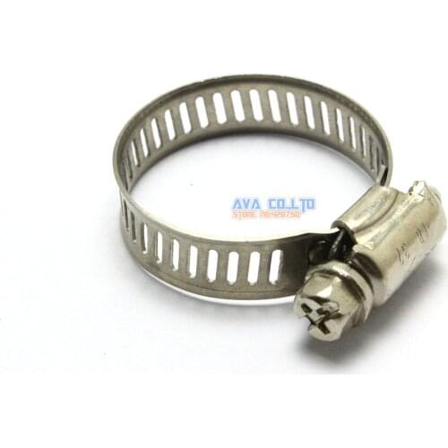 20 Pieces 18-32mm Hose Clamp Worm Gear Hose Pipe Fitting Clamp