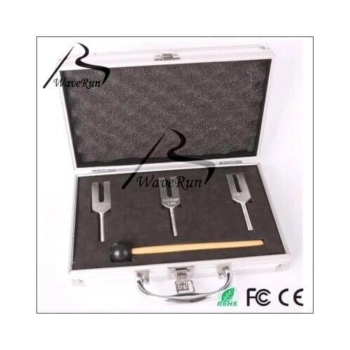 3pcs sets High frequency tuning fork Angel tuning fork group C4096 / C4160 / C4225 Aluminium alloy tuning forks Gift box package