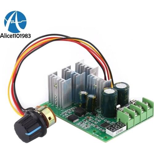 30A PWM DC Motor Speed Controller Module Dimmer Current Regulator Digital Display DC6-60V Control Board Regulating Current