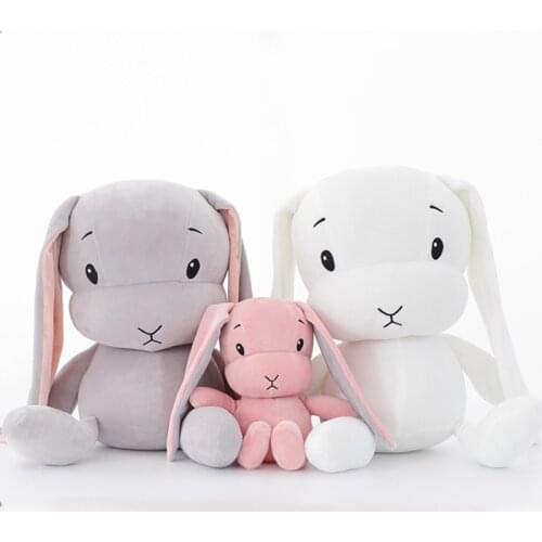 50cm Big Plush Stuffed Rabbit Animals Dolls Soft Bunny Toys Kawaii Plushie for Girls Boys Children Kids Birthday Christmas Gifts