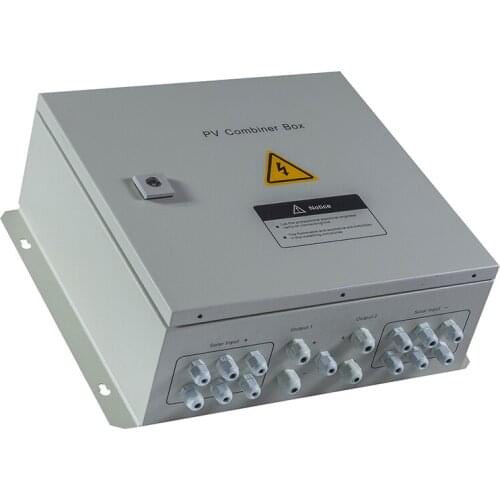 6 input way pv combiner box for protection string