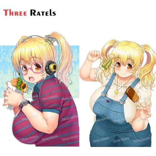 A578 BBW Sexy Sweet Girl Super Pochaco For Nitroplus Car Sticker PVC Waterproof Funny Anime Decal For BMW