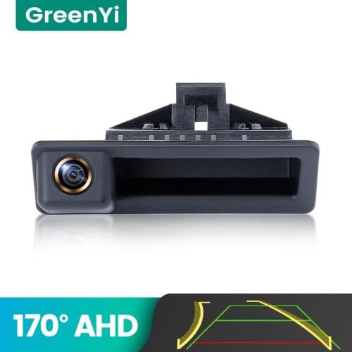 170° AHD 720P Dynamic Trajectory Line Car Trunk Handle Rear View Camera for BMW 3 Series 5 Series X5 X6 E46 E39 E60 E70 E82 E90