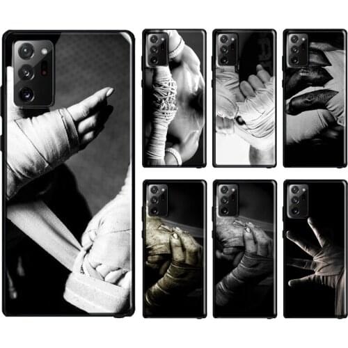 Muay Thai Kickboxing Fight Case For Samsung Galaxy S21 Ultra S20 FE S10e S8 S9 S10 Note 20 Note 10 Plus Back Cover