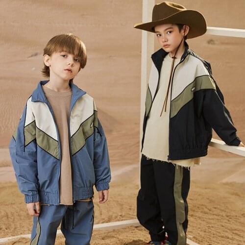 Rave Outfit Hip Hop Dance Clothes Stage Costume Street Dancer Outfit Dance 2 Piece Sets Kids Designer Clothes Gym Suit JL2495