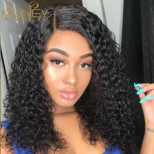 MISNEY Hair Water Wave Human Hair Wigs For Women Wet and Wavy Lace Front Wig Curly 13x6 Lace Front Wig 5x5 HD Lace Closure Wig