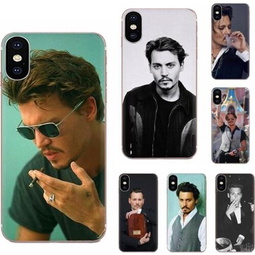 Johnny Depp TPU Transparent Shell Case For Huawei Mate 30 Pro Lite 20s NOVA 6 SE 5 P40 p30 lite Honor V30 20 Pro