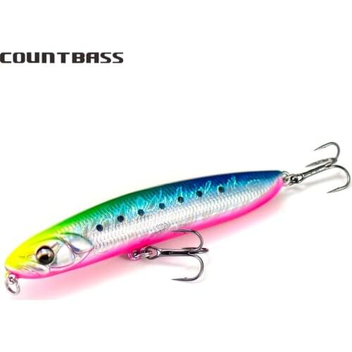 Countbass 93mm 18g Stickbaits Fishing Lure Lipless Sinking Minnow Pencil for Shallow Water Wobbler Hardbait La Peche Au Leurre