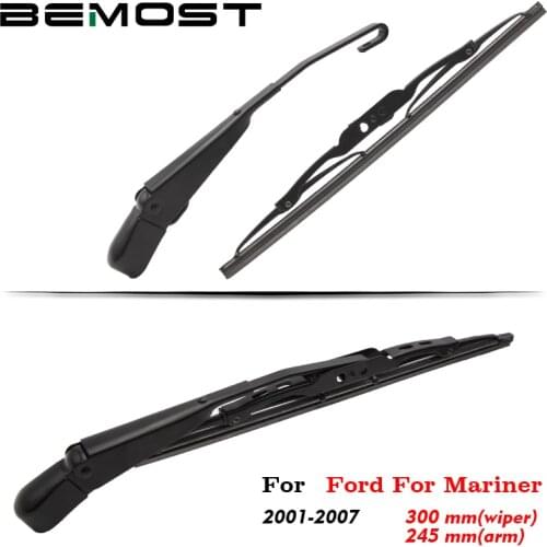 BEMOST Car Rear Windshield Wiper Arm Blade Natural Rubber For Ford Mariner 300mm Hatchback 2001 2002 2003 2004 2005 2006 2007