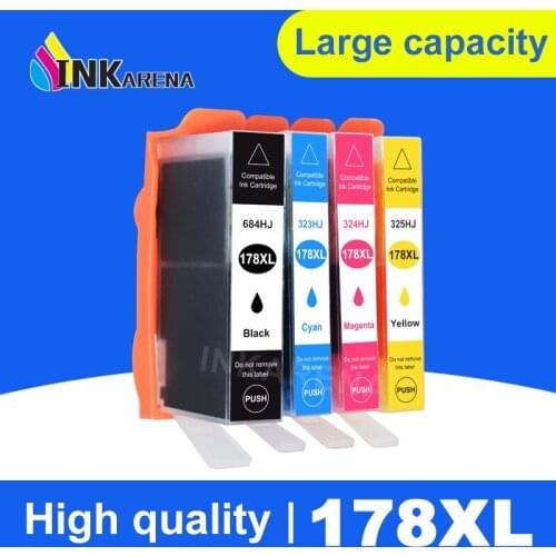 INKARENA 178XL Compatible Ink Cartridge Replacement for HP 178 XL Full Photosmart 7515 5515 B109a B209 B210 3070A 3520 7510 6510