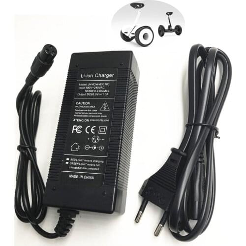 Output 63V 1A Charger Battery Supply for Xiaomi Ninebot Ninebot Mini Pro Xiaomi Smart Scooter Ninebot Skateboard Accessories