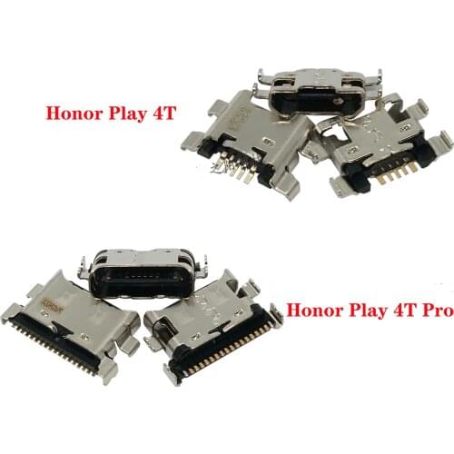 Charger Micro USB Charging Port Dock Connector Socket For Huawei Honor Play 4T Play 4T Pro