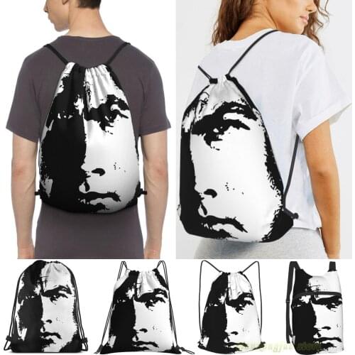 Steven Seagal Women Purpose Drawstring Backpack Bags Men Outdoor Travel Backpacks For Gym Training Swimming Fitness Bag