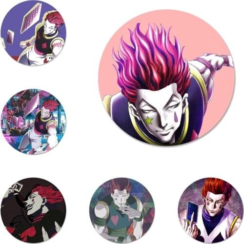 Hisoka Hunter Anime Icons Pins Badge Decoration Brooches Metal Badges For Clothes Backpack Decoration