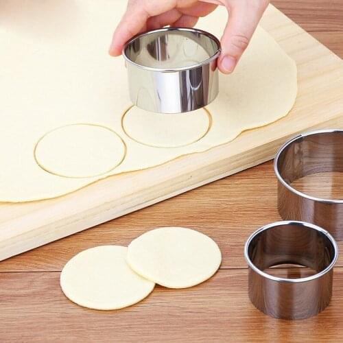 3pcs/set High quality Stainless steel cut dumplings leather mold kitchen tools accessories Factory wholesale 100set/lot