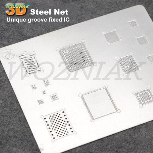 Wozniak 3D BGA Reball A8 A9 A10 A11 stencil tin plate for iPhone 6SPlus 7G X 8G