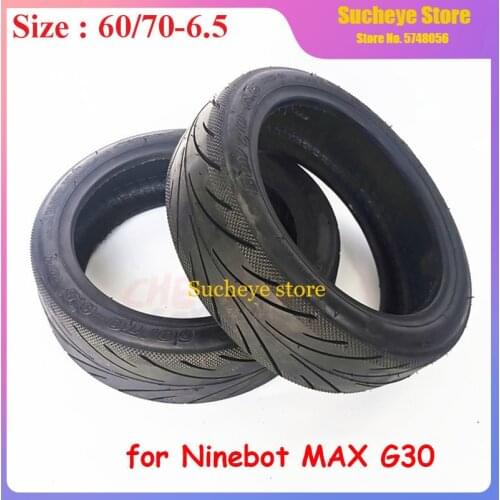 10 Inch Scooter 60/70-6.5 Tubeless Tire for Segway Ninebot Max G30 Electric Scooter Vacuum Front or Rear Tyre Wheel Parts