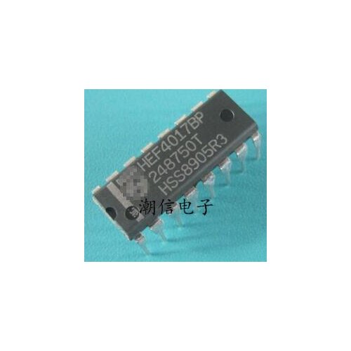 Free shipping new%100 new%100 HEF4017BP DIP-16
