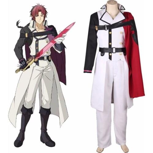 Seraph of the End Crowley Eusford Cosplay Costume Full Set Custom for Halloween Christmas Party Masquerade Anime Shows