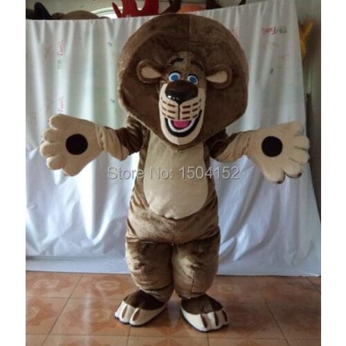 Alex the Lion Madagascar Mascot Costume Halloween Christmas Birthday Props Costumes